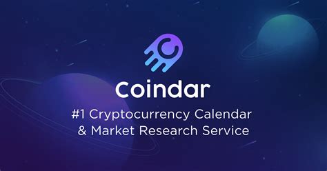 Coindar — Cryptocurrency Calendar.